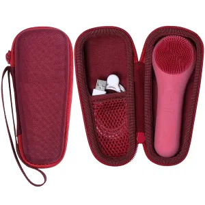 co2CREA Hard Carrying Case Compatible with NågraCoola CLIE 2 1 Sonic Facial Cleansing Brush (Berry)
