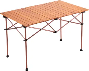 Coleman (Coleman) Table Natural Wood roll Table Vintage / 110 2000026802
