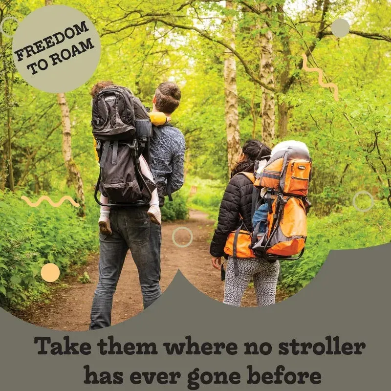 Comfortable Baby and Toddler Hiking Backpack Carrier
