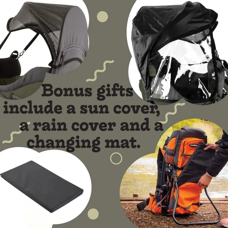 Comfortable Baby and Toddler Hiking Backpack Carrier