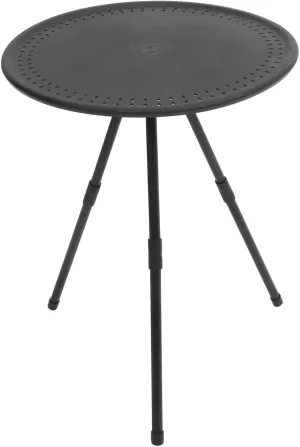 Compact Folding Round Table Multipurpose Portable Aluminum Table Perfect for Camping Outdoor Events