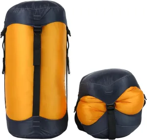 Compression Stuff Sack 6L, 8.5L, 10L, 13L, 16L, Water Resistant Lightweight Compact with Ripstop Fabric Sleeping Bag Sack with Drawstring Closure for Camping, Backpacking, Traveling(E638)