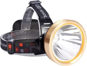 Coon Hunting Light Super Bright Headlamp Rechargeable Ergonomic LED Spotlight Head Torch with Power Supply Waterproof Flashlight for Outdoor Camping Fishing Hunting Hiking (White Light)