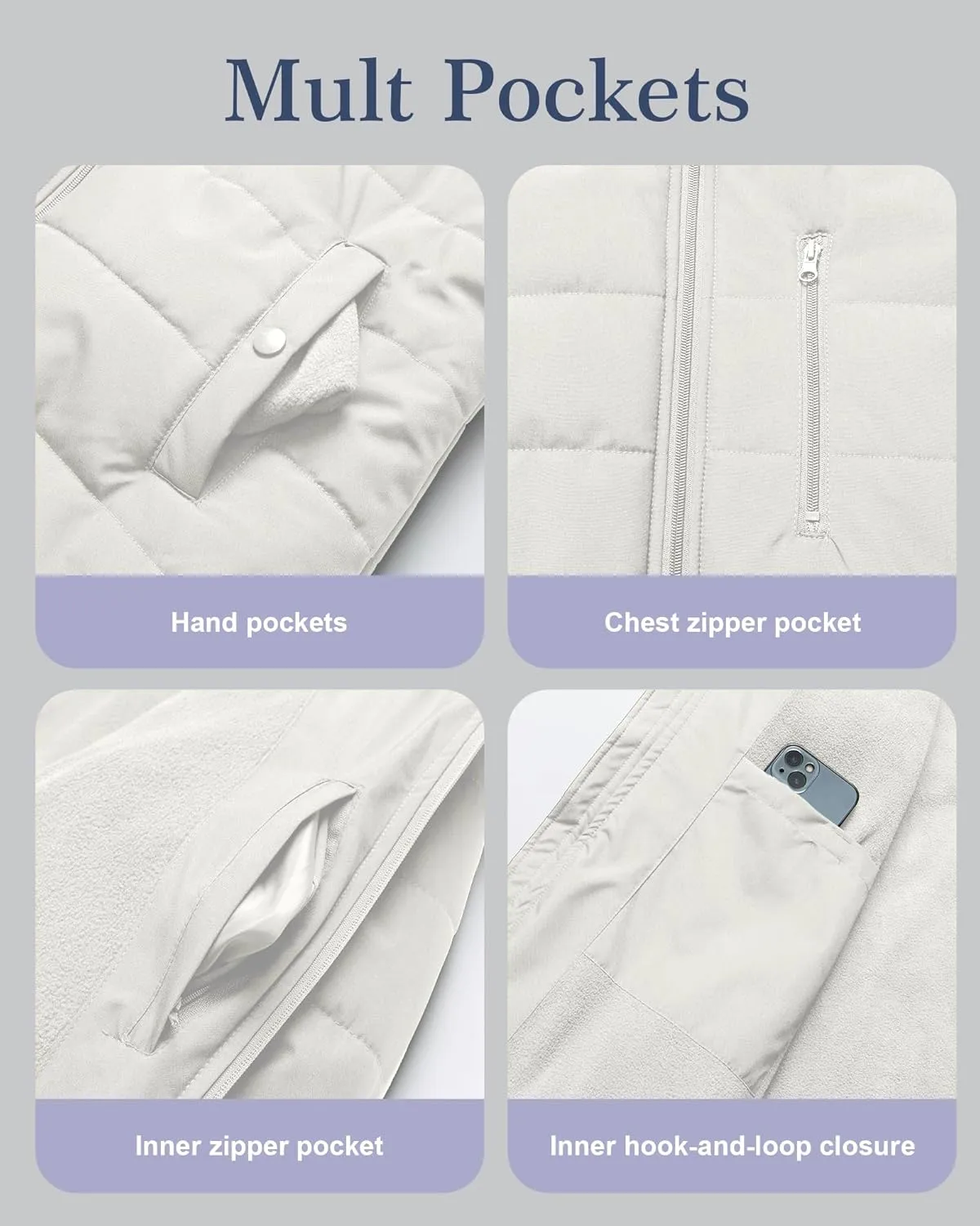 CREATMO US Women's Plus Size Winter Coats Long Puffer Jacket Fleece Lined Parka Removable Fur Hood Available in 1X To 5X