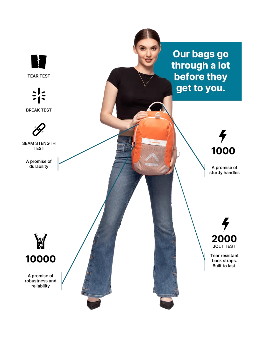Crossbody Orange Backpack