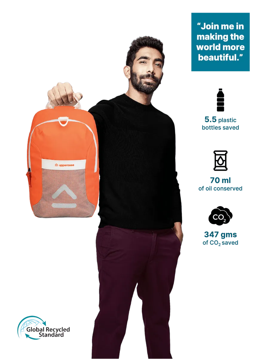 Crossbody Orange Backpack