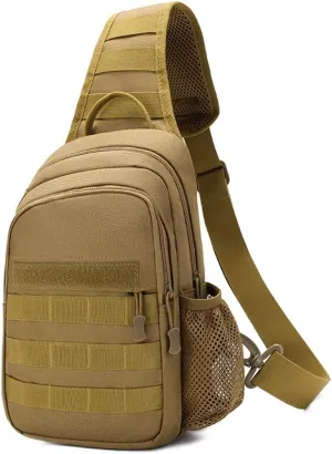 Crossbody Sling Bag,Chest Shoulder Travel Hiking Backpack,Casual Daypack(Blue)