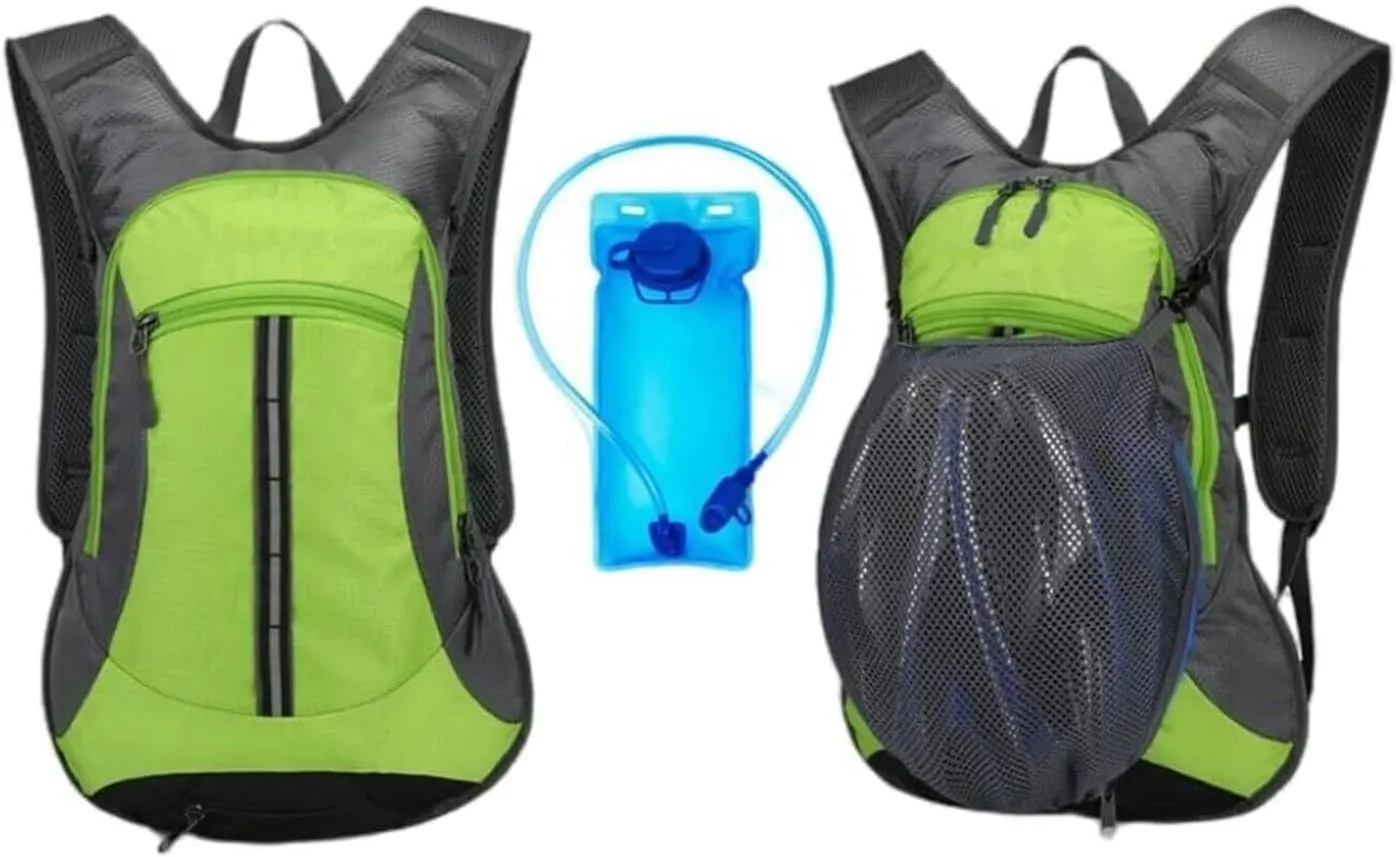 Cycling Backpack Bladder Backpack Ultralight Bicycle Bags Travel Bag Outdoor Sports Running MTB Bike Bag(Red)