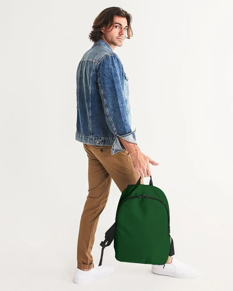 Dark Green Waterproof Backpack | Dark Pure Green | C100M0Y100K80