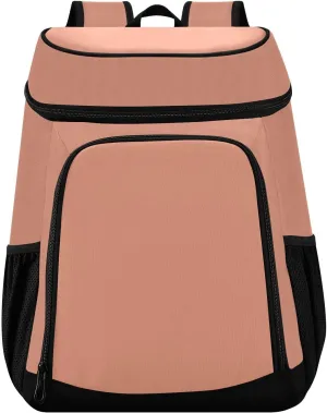 Dark Salmon Cooler Bag Backpack 36 Cans Insulated Leakproof Waterproof Beach Cooler Lunch Box Backpack