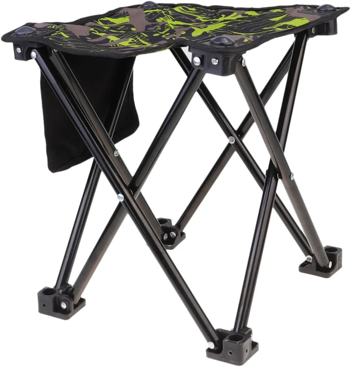 DECHOUS Portable Chair Stainless Steel Camping Stool for Outdoor Fishing Lightweight and Compact Design for Garden Balcony and Travel Adventures