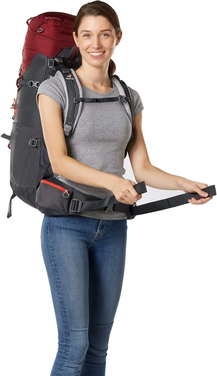 Deuter Women's Aircontact Lite 45 10 SL Backpack for Hiking and Mountaineering