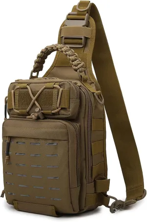 doorslay Fishing Backpack Fishing Sling Bag Fishing Backpack with Rod Holder Fishing Tackle Storage Bag