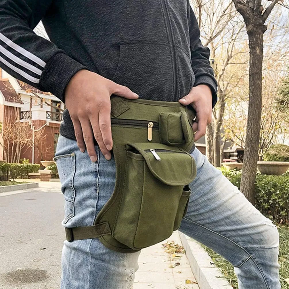 Drop Leg Bag 1pc Multifunctional Waist Bag Thigh Leg Waist Bag Outdoors Carrying Pouch Waist Fanny Pouch Motorcycle Cycling Pouch Pouch 800d Oxford Cloth Travel Backpack