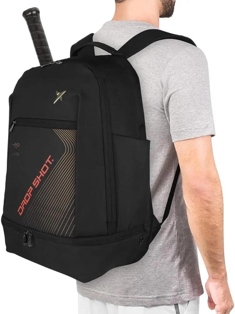 Drop Shot Airam JMD Unisex Padel Racket Bag - Versatile Multicolor padel bag - alternative for Tennis Athletes - with Insulated Pocket Ventilated Shoe Compartment - by JMD