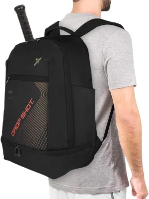 Drop Shot Airam JMD Unisex Padel Racket Bag - Versatile Multicolor padel bag - alternative for Tennis Athletes - with Insulated Pocket Ventilated Shoe Compartment - by JMD