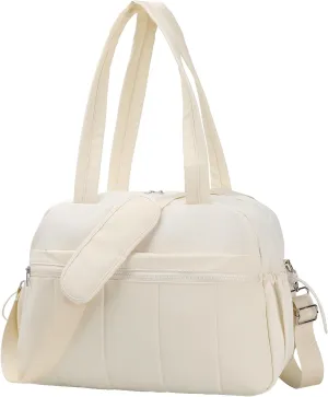 Duffle Bag for Travel, Gym Bag for Women, Small Puffer Tote Carry On Bag, Duffle Weekender Bag with Wet Pocket
