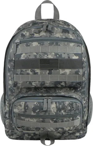 East West U.S.A 19-inch Tactical Molle Sport Military Assault Rucksacks Hiking Trekking Bag (Digital Camo)