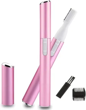 Electric Face Eyebrow Scissors Hair Trimmer Mini Portable Women Body Shaver Remover Blade Razor