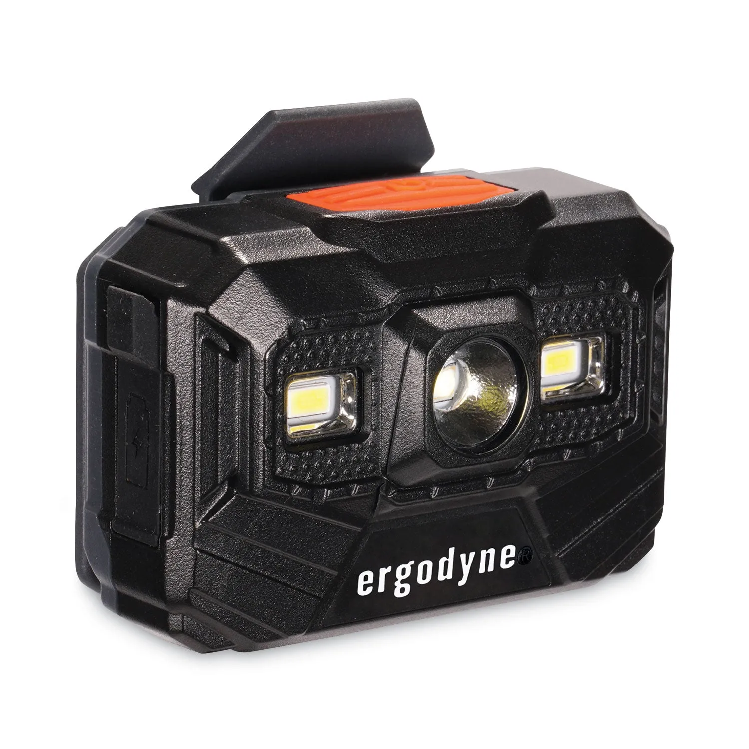 ergodyne® Skullerz 8987 Rechargeable Hard Hat LED Light, 2.5 x 3 x 2, Black