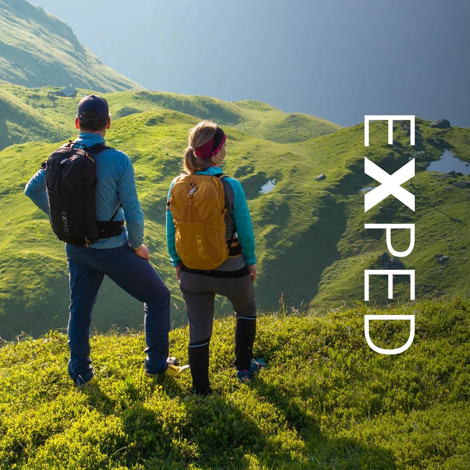 Exped Skyline Hiking Backpack, 20 Liter, Short/Medium, Gold