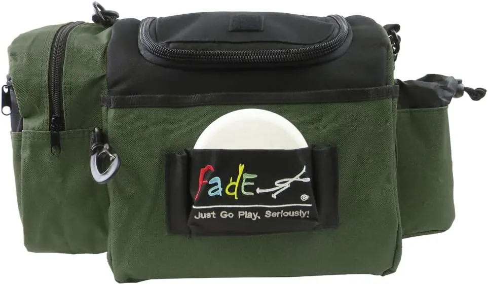 Fade Crunch Disc Golf Bag – Lightweight, Durable, and Insulated Shoulder Bag for All Skill Levels - Practice Bag - Lightweight Bag for night golf