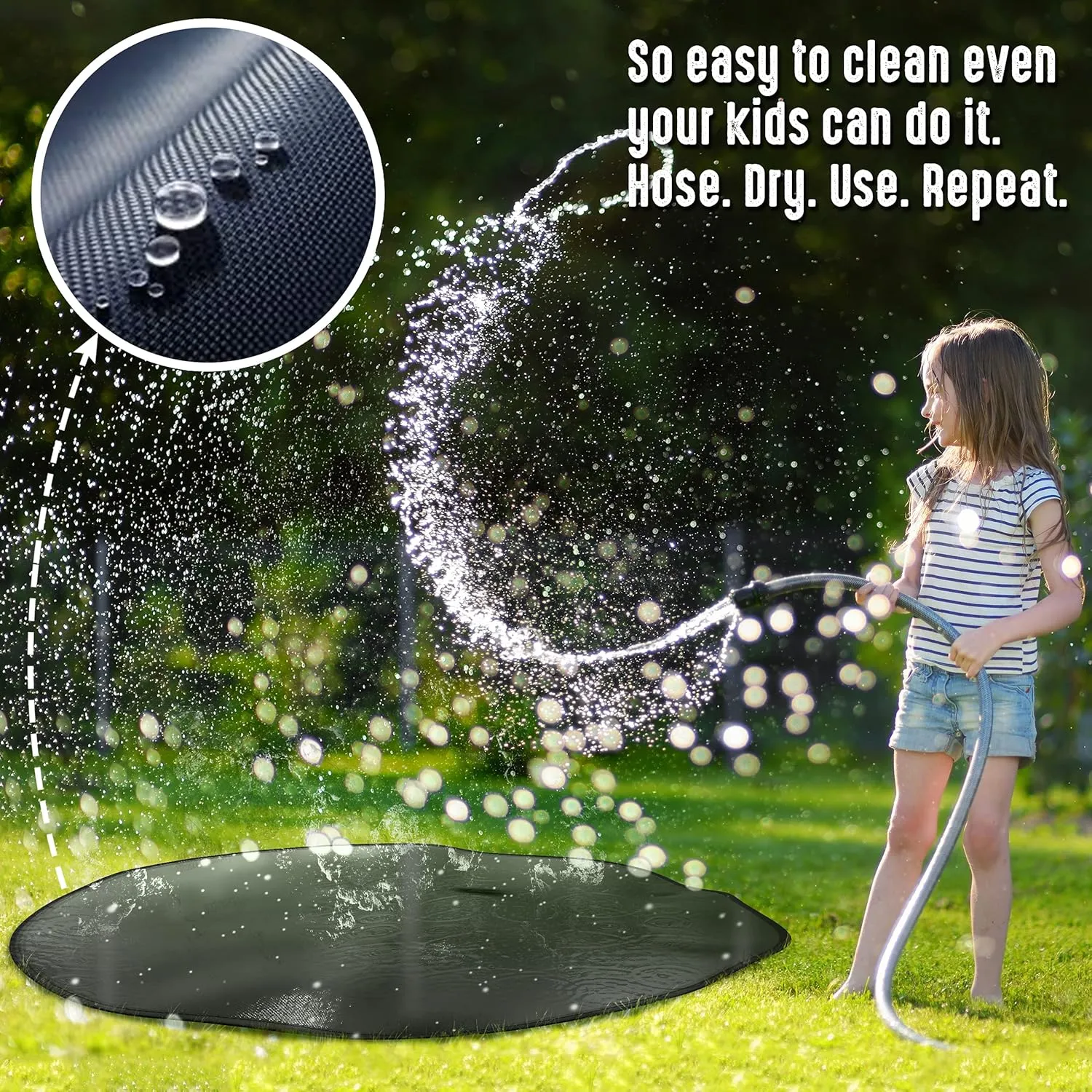 Fire Pit Mats for Under Fire Pit - 48" , Fireproof Grill Mats for Outdoor Grill Deck Protector, Mat for Under BBQ, Patio Mat
