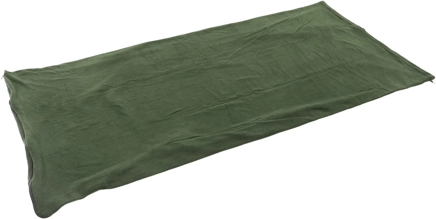 Fleece Sleeping Bag Portable Travel Warm Sleeping Bag for Adults Outdoor Camping Hiking Climbing