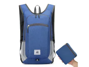 Foldable Bag Hiking Bag Backpack Premium collection Sport Blue Daypack Travel Gym Unisex Royal Seasonal promotion