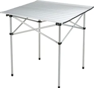 Foldable Camping Table, Lightweight & Portable Compact Outdoor Tables with Carry Bag, Aluminum Camping Table for Cooking, Beach, Picnic, Travel, BBQ, 24x16 inch, Silver