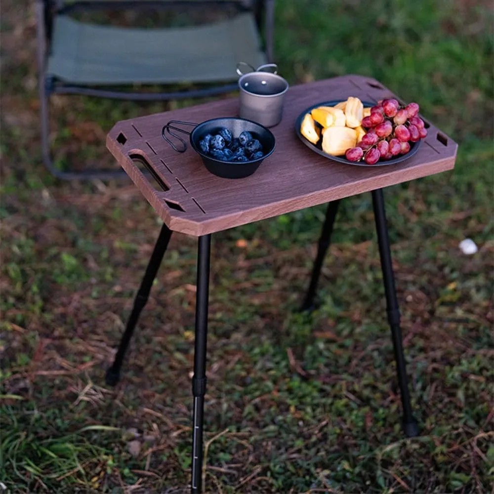 Foldable Camping Tables Aluminum Alloy Lightweight Folding Table Adjustable Height Picnic Desk