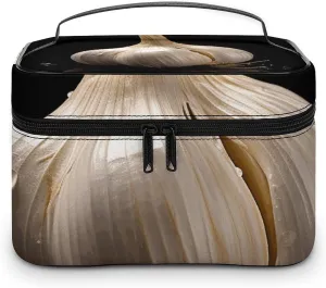 Foldable Travel Luggage Bag for Men And Women, Dry And Wet Separation Portable Travel Luggage Bag, Raw Garlic Printed Waterproof Sports Luggage Bag, Fitness Bag