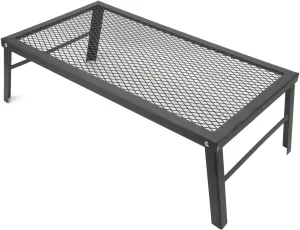 Folding Cam pfire Grill Heavy Duty Iron Water proof Portable Camp Fire Cooking Rack for Outdoor Barbecue
