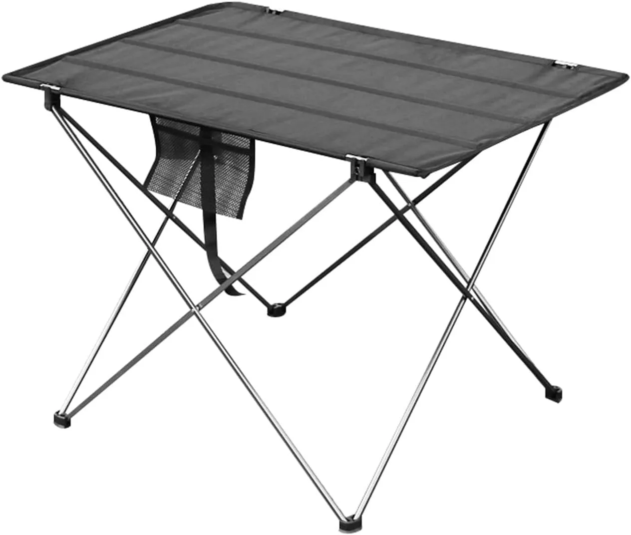 Folding Dining Table Aluminium Alloy Ultra Light Folding Desk Portable Foldable Table Camping Outdoor Fur Computer Bed Tables Picnic (Color : Gray)