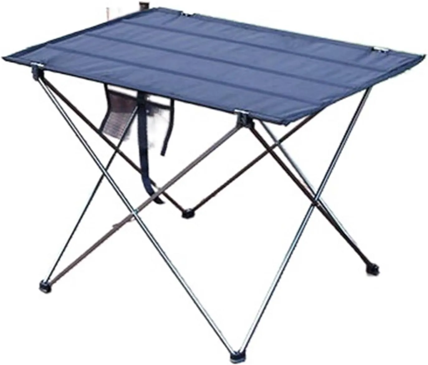 Folding Dining Table Aluminium Alloy Ultra Light Folding Desk Portable Foldable Table Camping Outdoor Fur Computer Bed Tables Picnic (Color : Gray)