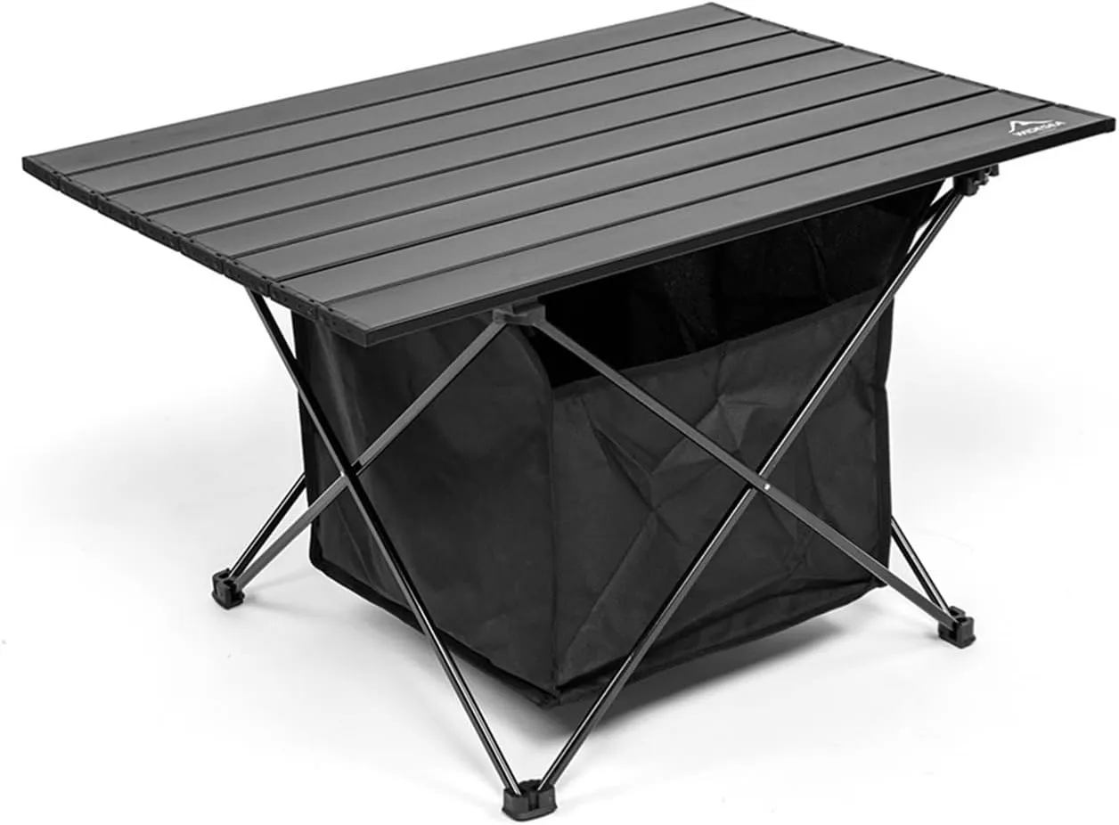 Folding Dining Table Outdoor Recreation Kitchen Tourist PlianteTravel Supplies Tourism Camping Folding Roll Tables Picnic Foldable Desks (Color : Medium Table)