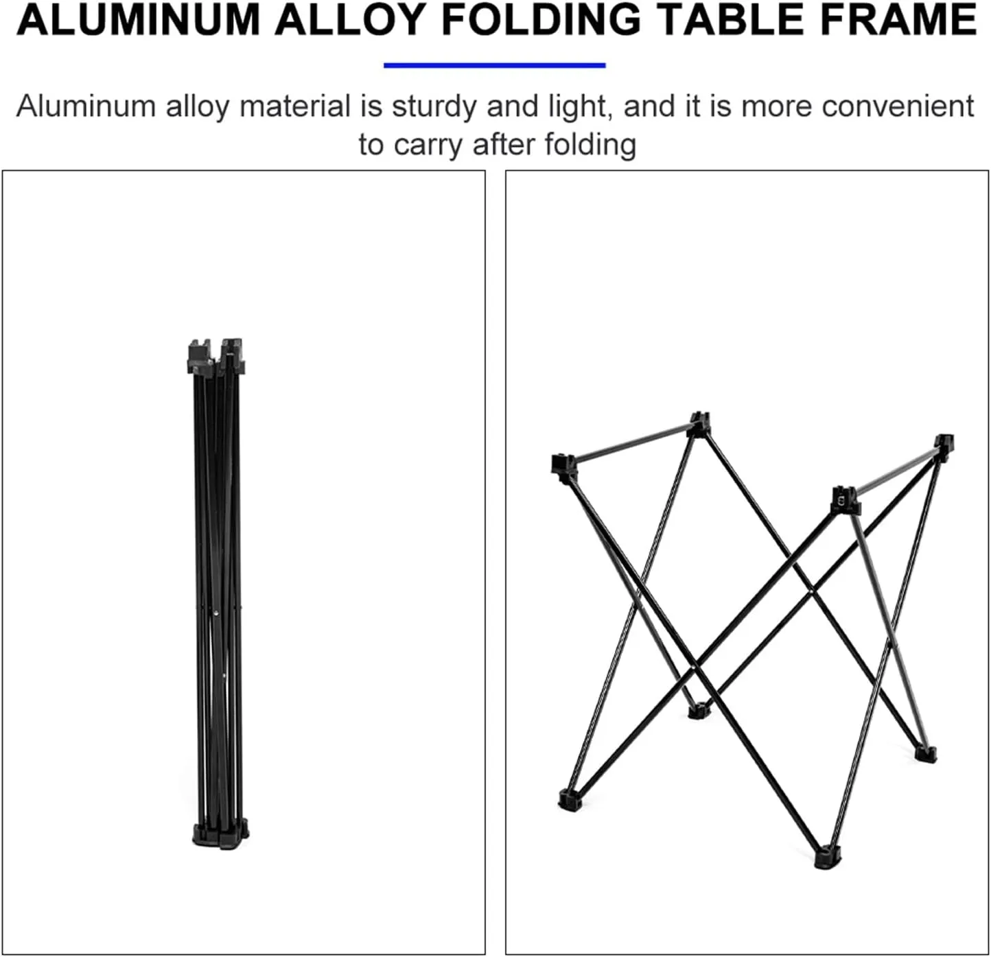 Folding Dining Table Outdoor Recreation Kitchen Tourist PlianteTravel Supplies Tourism Camping Folding Roll Tables Picnic Foldable Desks (Color : Medium Table)