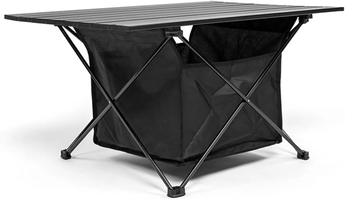 Folding Dining Table Outdoor Recreation Kitchen Tourist PlianteTravel Supplies Tourism Camping Folding Roll Tables Picnic Foldable Desks (Color : Medium Table)