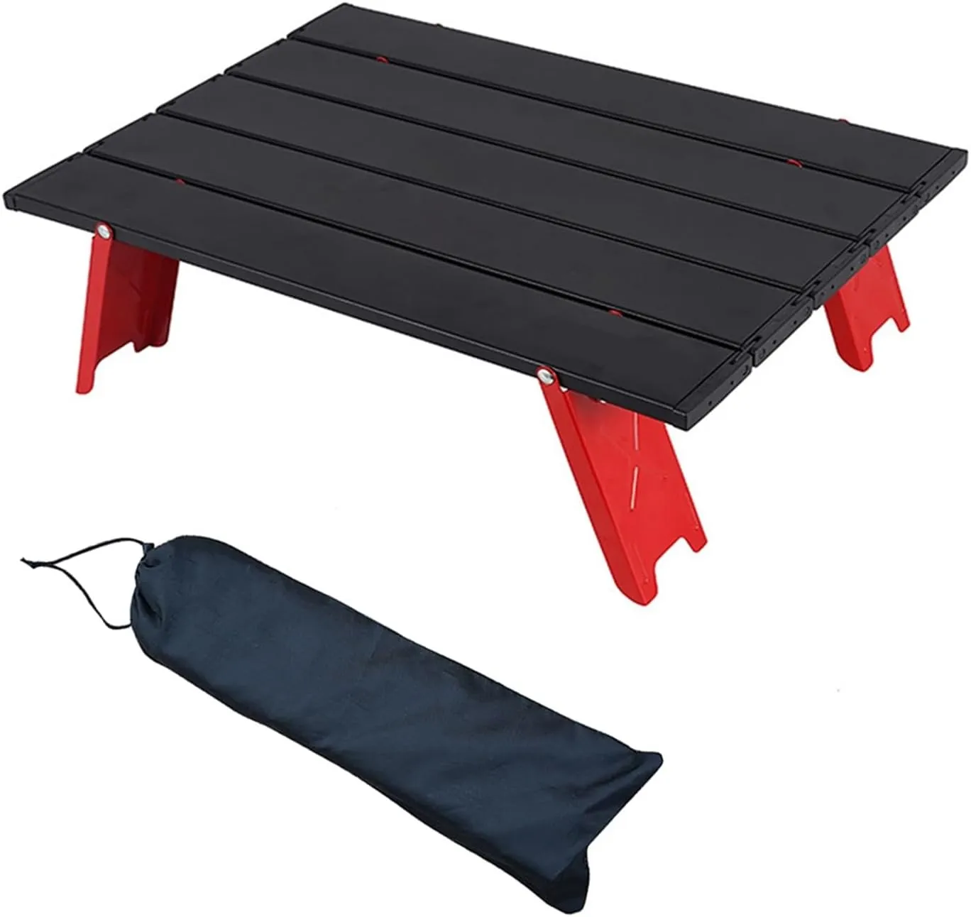Folding Dining Table Outdoor Tables for Beach Garden Camping Fishing Hiking Desk Folding Picnic Table Mini Lightweight Backpacking Portable (Color : Silver)