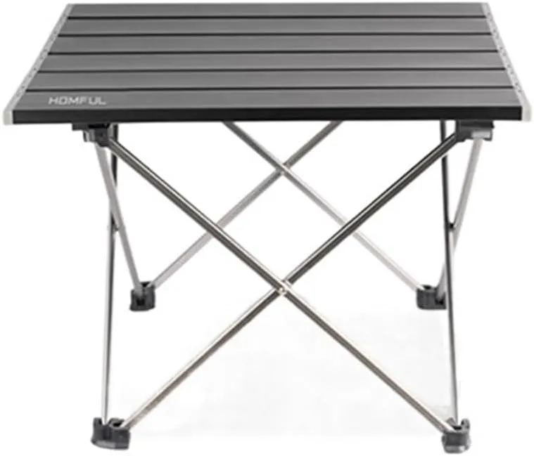 Folding Dining Table Ultra-Light Portable Table Folding Camping Table Desk Foldable Hiking Traveling Outdoor Garden Picnic Table Al Alloy