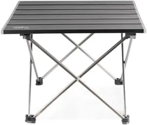 Folding Dining Table Ultra-Light Portable Table Folding Camping Table Desk Foldable Hiking Traveling Outdoor Garden Picnic Table Al Alloy