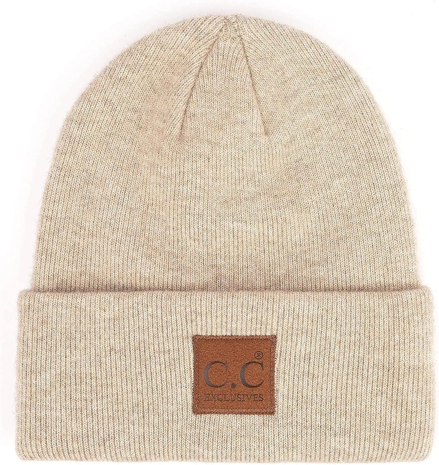 Funky Junque Premium Slouchy Beanie for Men - Warm Winter Knit Skull Cap - Solid Colors, Heathered Styles