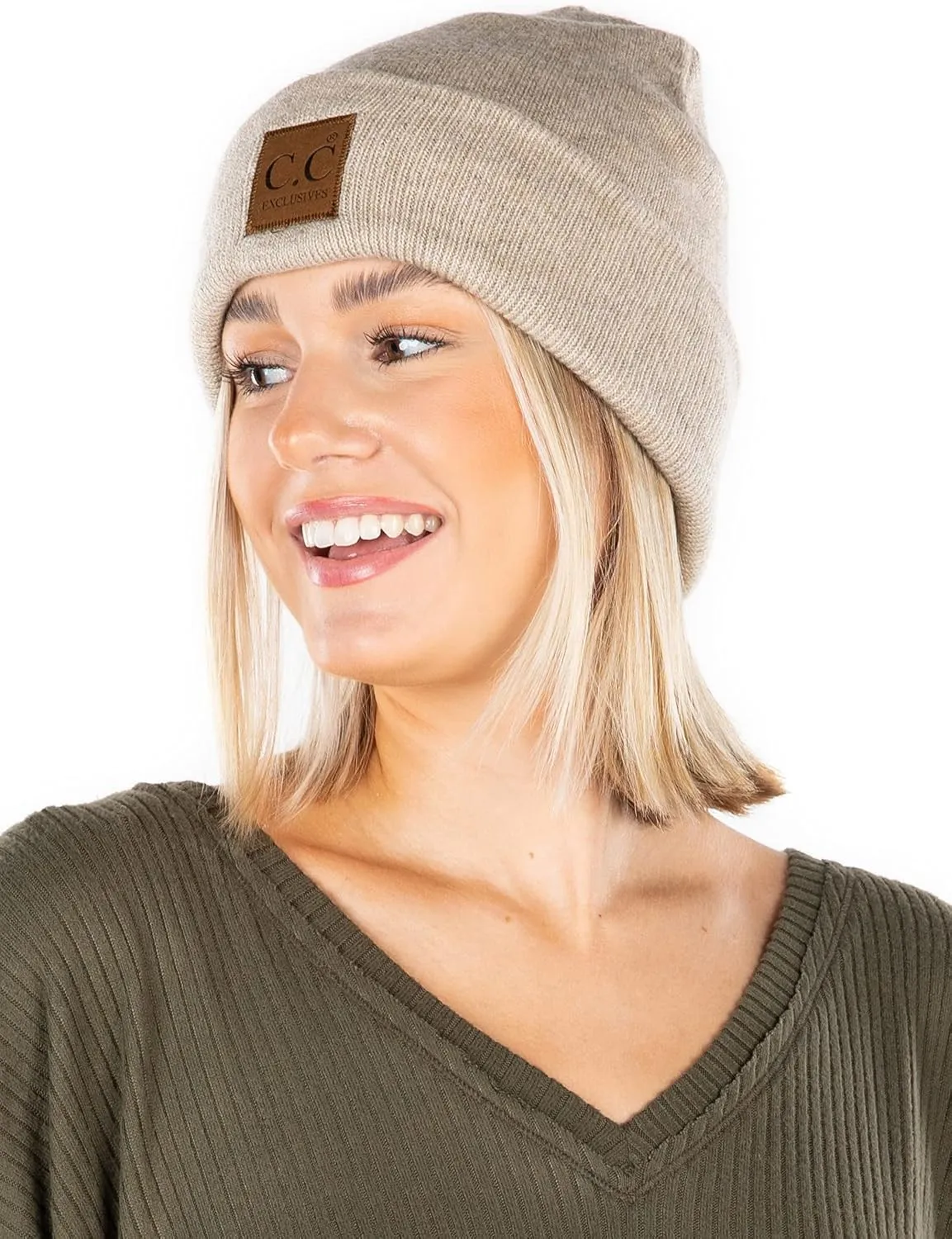 Funky Junque Premium Slouchy Beanie for Men - Warm Winter Knit Skull Cap - Solid Colors, Heathered Styles