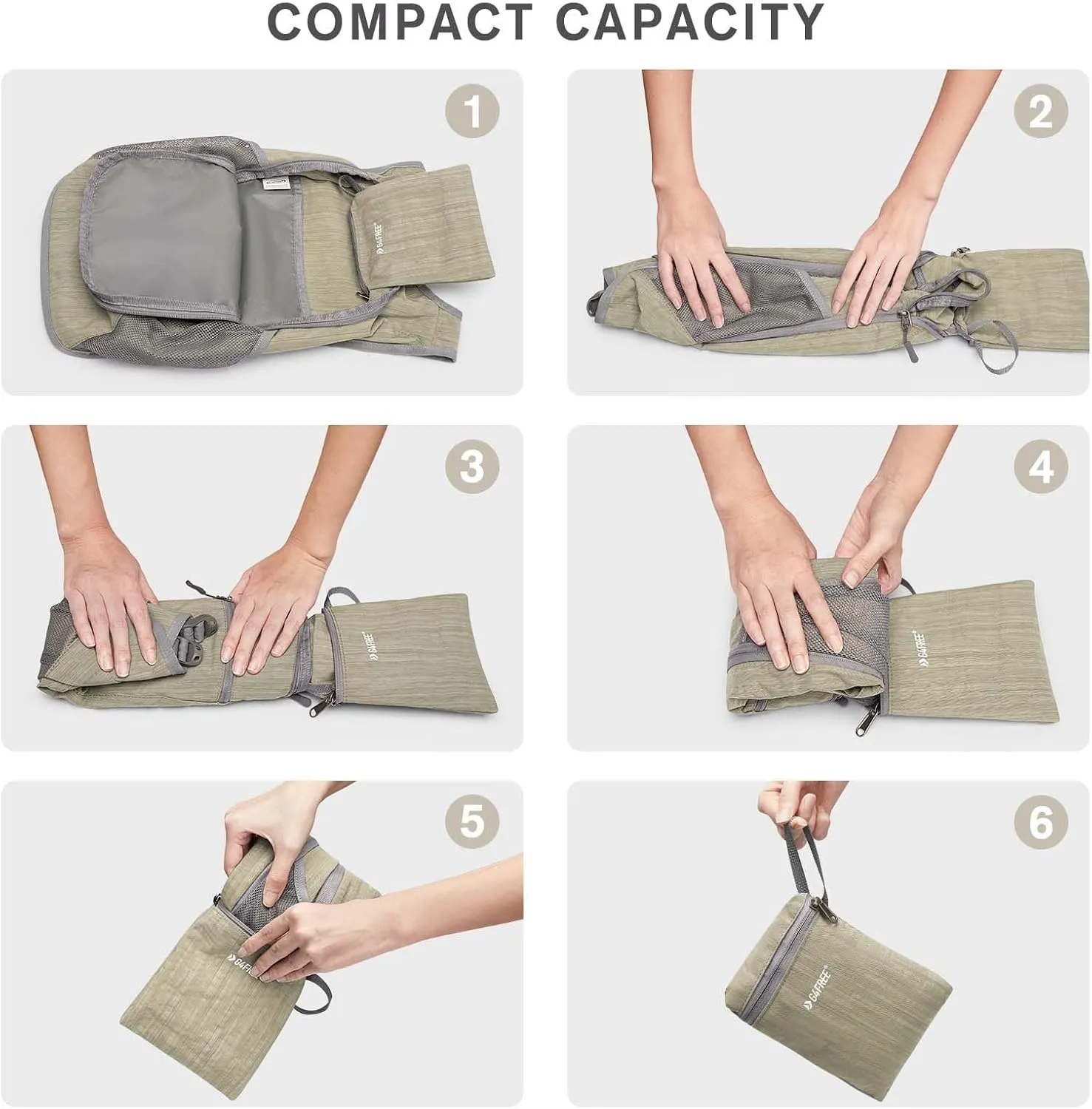 G4Free 10L/15L Hiking Backpack Lightweight Packable Hiking Daypack Small Travel Outdoor Foldable Shoulder Bag