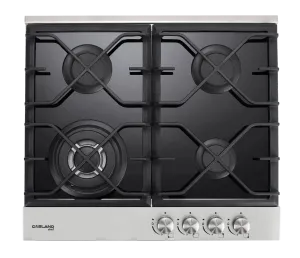 GaslandChef 24" LPG/Natural Gas Tempered Glass Cooktop - Black