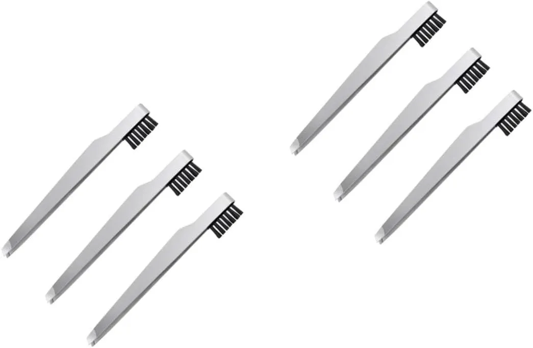 Gatuida 2sets Professional Eyebrow Tweezers Makeup Tool Stainless Steel Eyebrow Clamps Angle Compact and Easy to Carry for Women 3pcs*2
