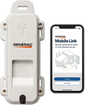 Generac 7009 LTE Propane Tank Fuel Level Monitor - Real-Time Gauge, Mobile Link Integration - Avoid Run-Outs - Compatible with Generac Generators - Reliable 4G LTE Coverage
