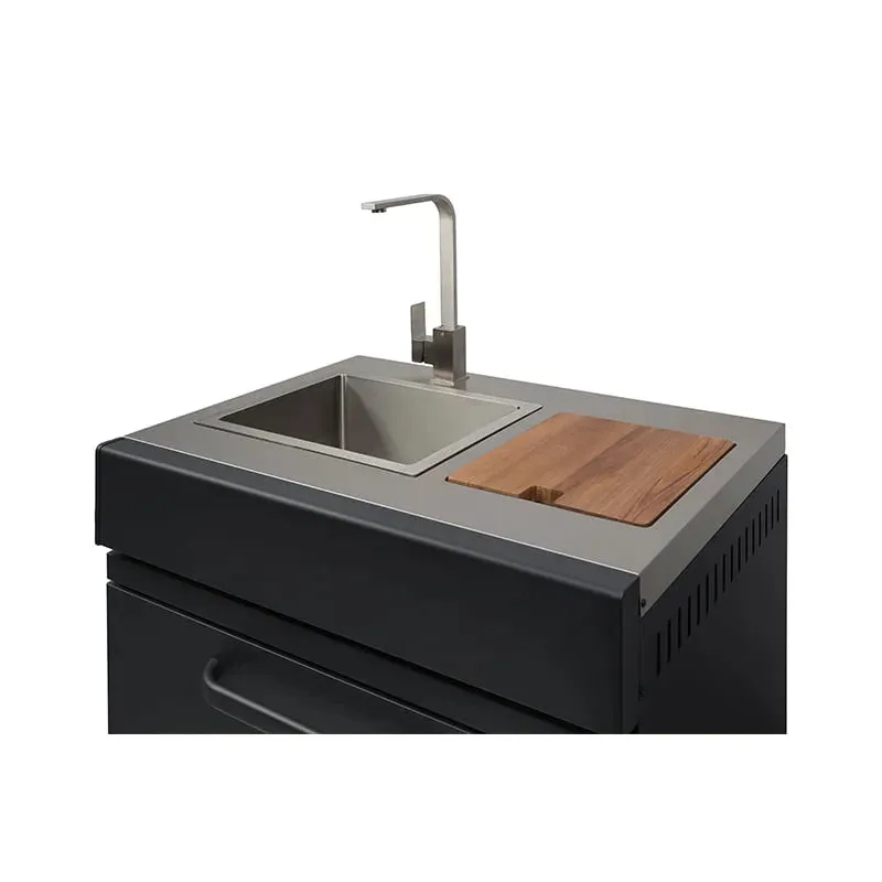 GRLLR Outdoor Kitchen Fridge Stove and Sink