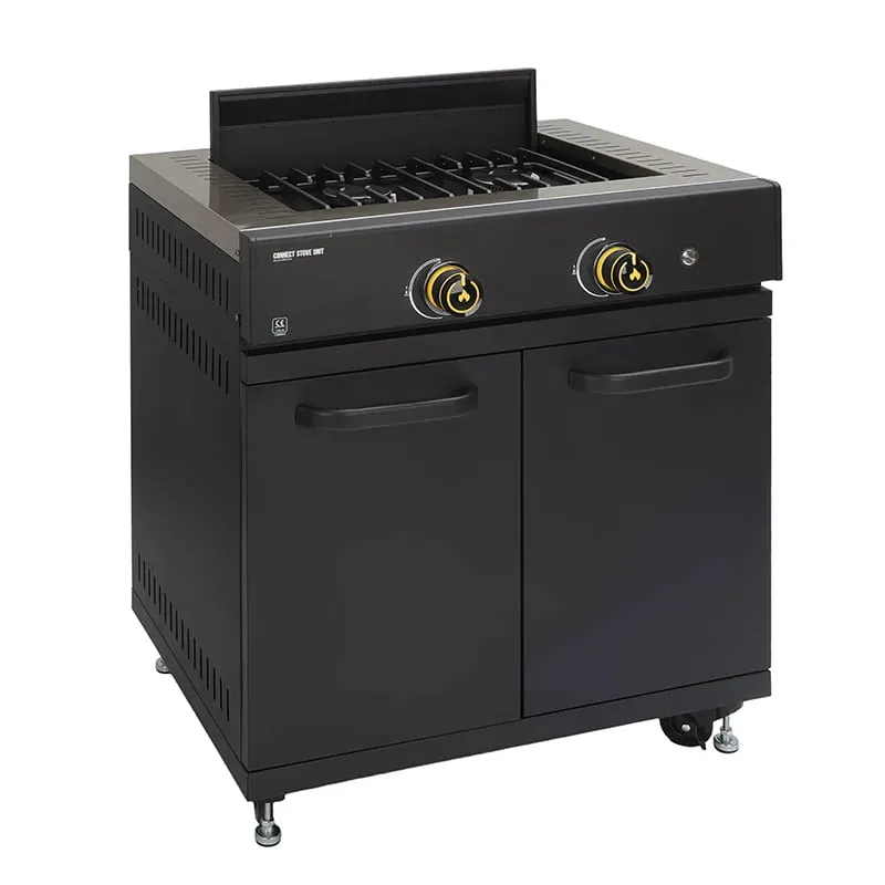 GRLLR Outdoor Kitchen Fridge Stove and Sink