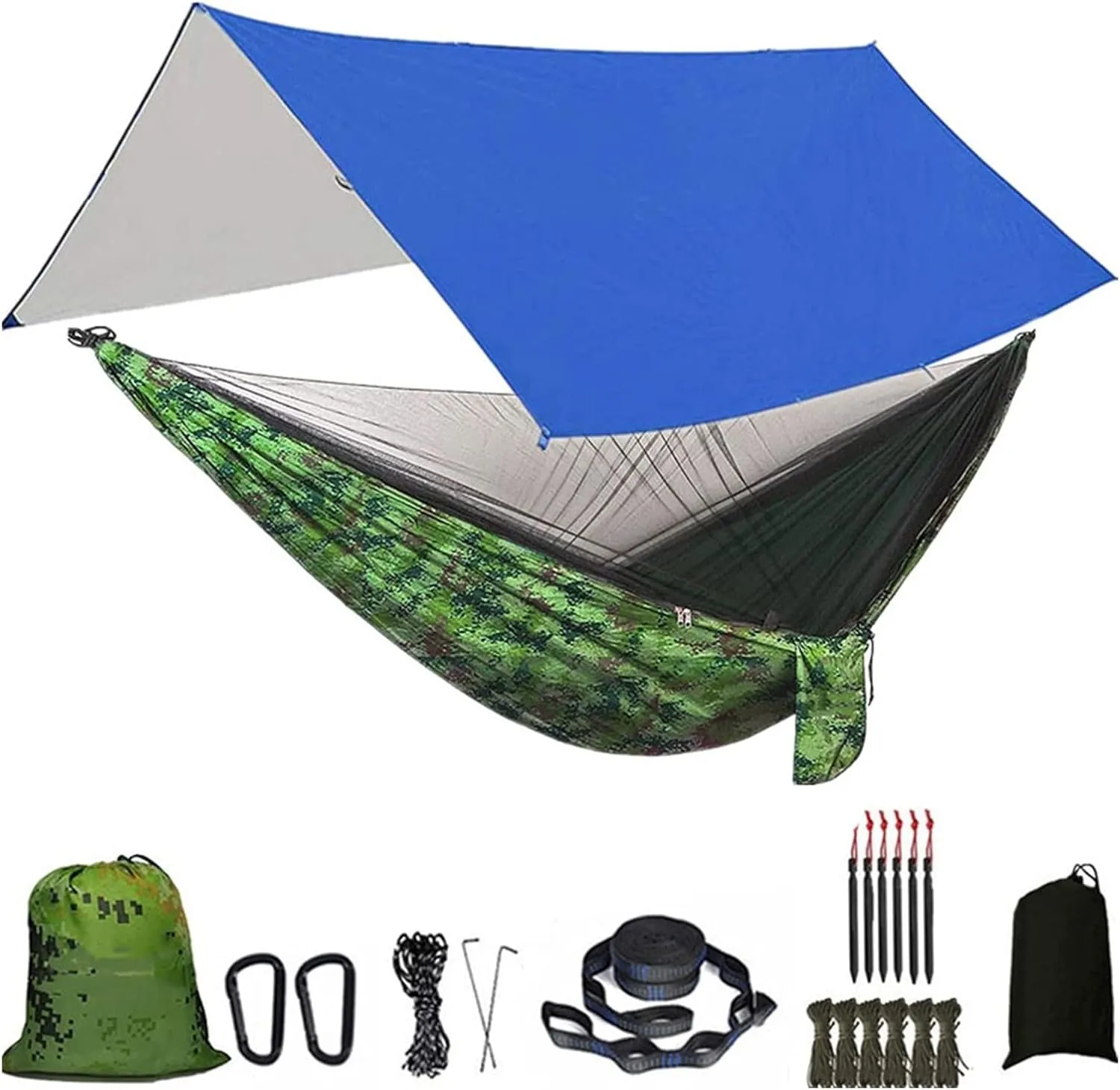 Hanging ?Chair Swing Camping Hammock, Rainfly Travel Hammock, Net Hammock, Tent, Outdoor Hiking Backpack, Travel Camping Accessories Hammock